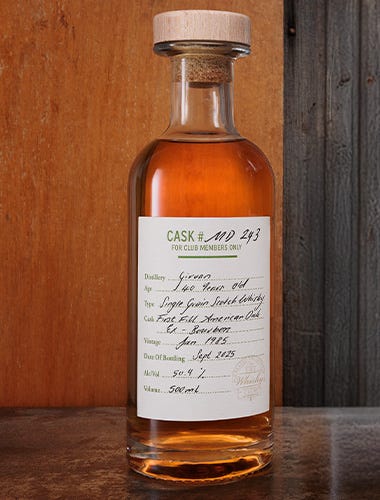 Girvan 40 Year Old Single Cask MD243 - Cask Strength