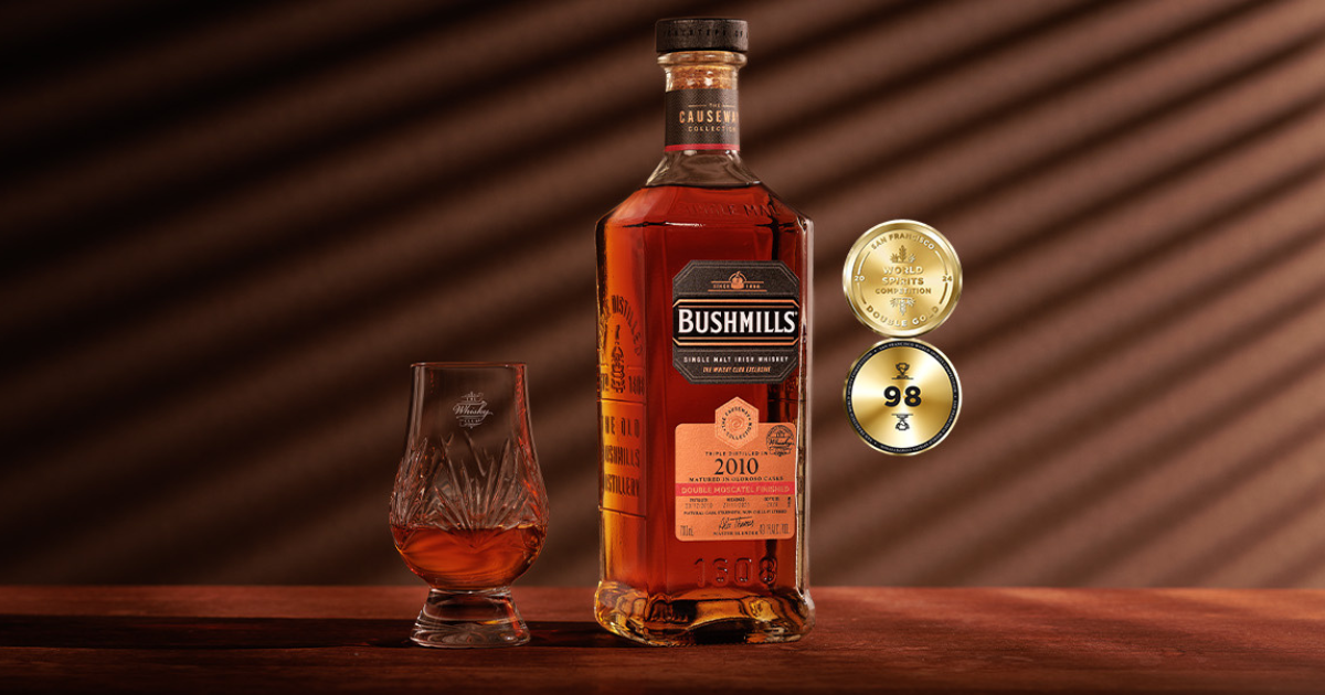 Bushmills 2010 Double Moscatel Cask — a contender for World’s Best Irish Whiskey