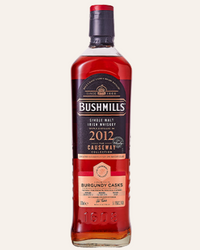 A bottle of Bushmills 2012 Burgundy Cask