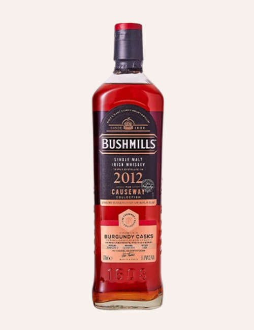 A bottle of Bushmills Burgundy 2012 Cask