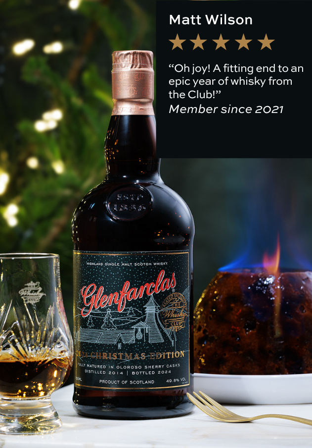 A bottle of Glen Scotia 2013 Bordeaux Single Cask