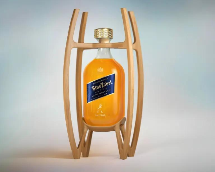 A bottle of Johnnie Walker Blue Label Ultra