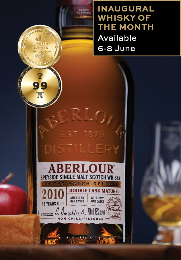 Aberlour 2010 double cask matured Whisky of the Month - The Whisky Club
