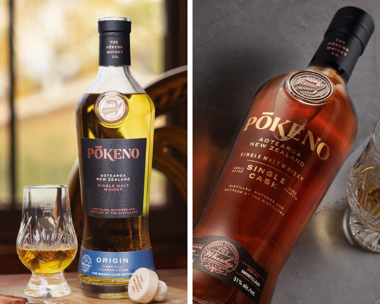 Pōkeno The Whisky Club Edition and Pōkeno Amontillado Single Cask