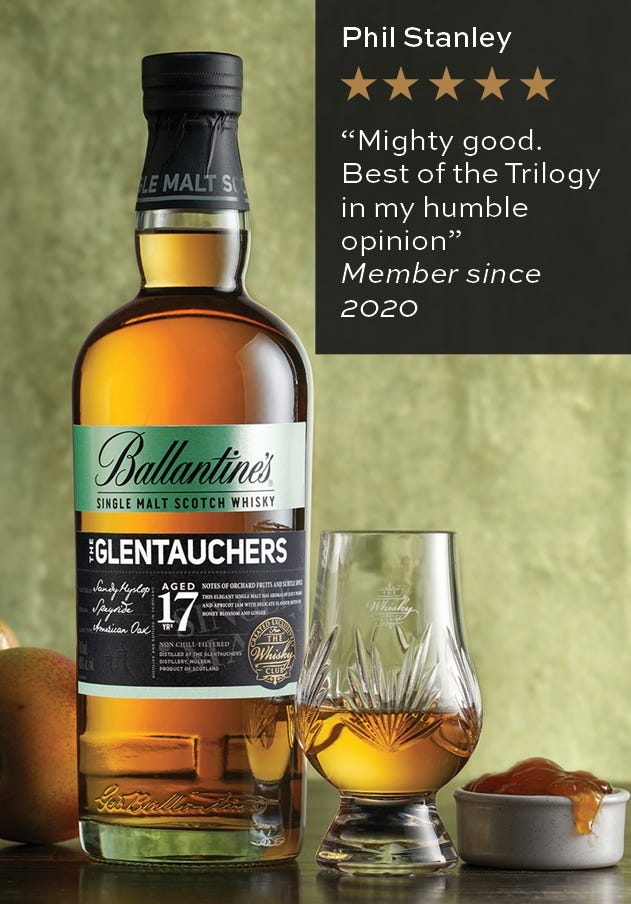 A bottle of The Glentauchers 17 Year Old